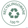 Smycz na identyfikator z recyklingowanego PET, 10 szt.; 15 x 440 mm; czerwone smycze, Avery 4842R